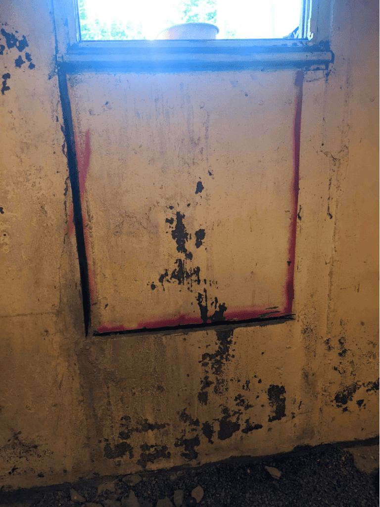 Preparing a basement wall for egress window installation