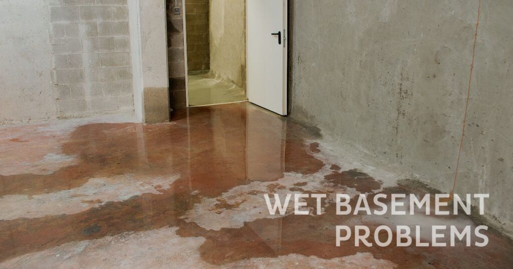 Wet basement problems in Long Island