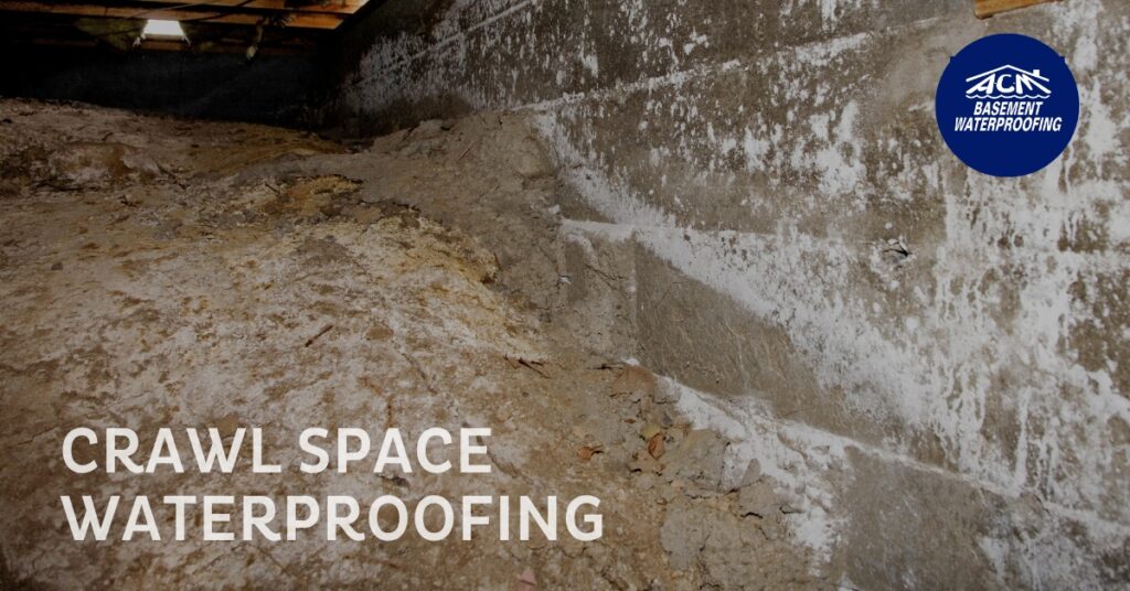 Crawl space waterproofing in Long Island