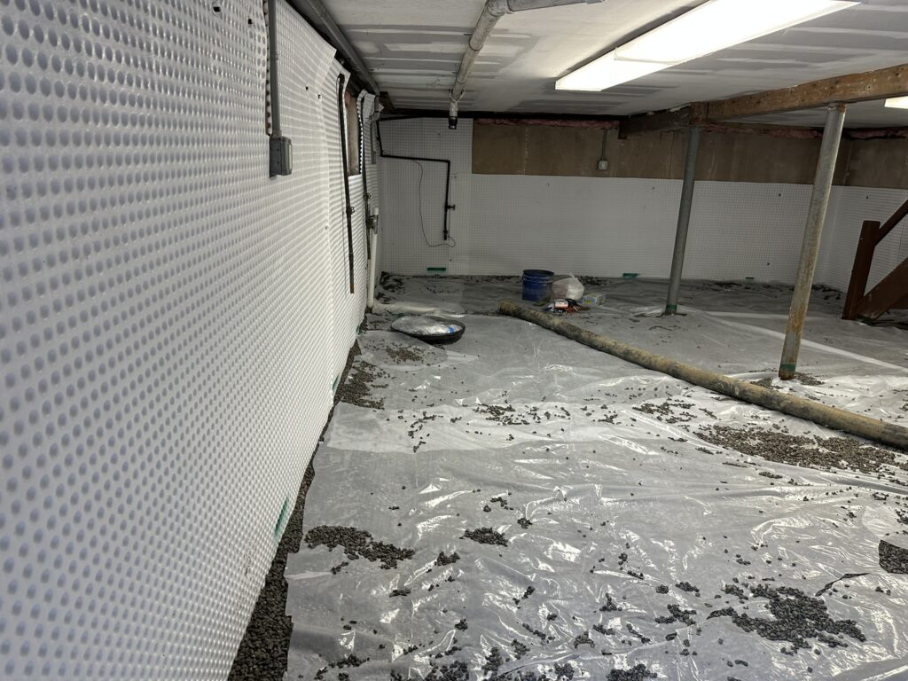 Basement Floor Repair and Waterproofing