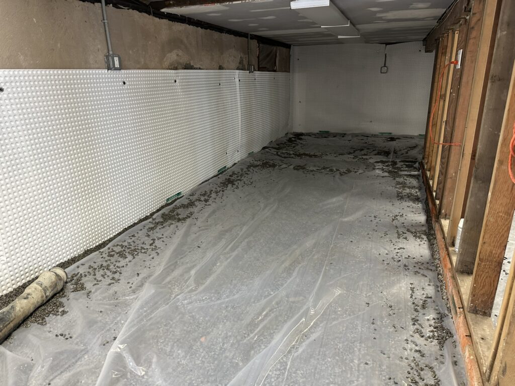 Basement Floor Waterproofing