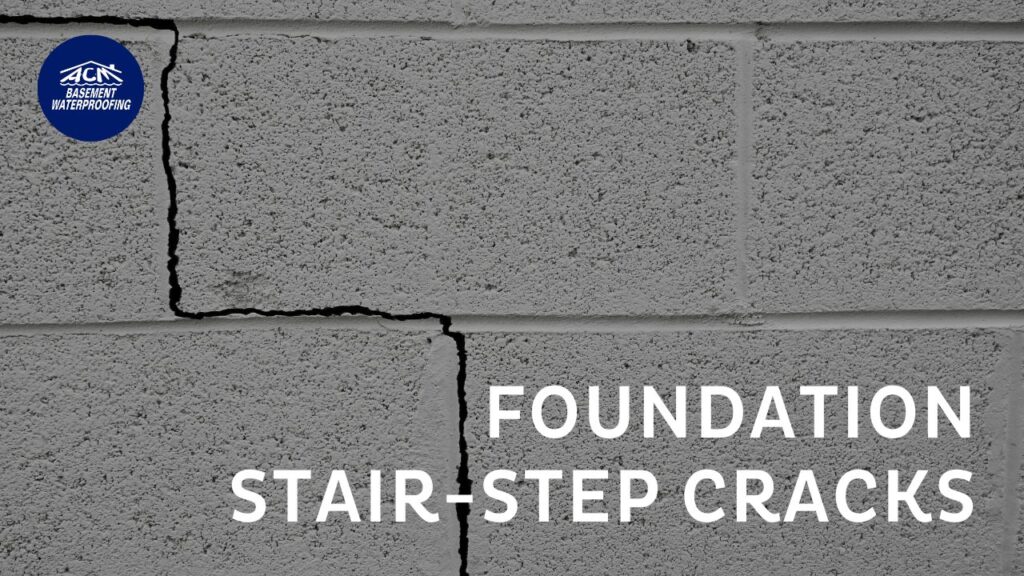 Foudnation Stair-Step Crack Repair in Long Island