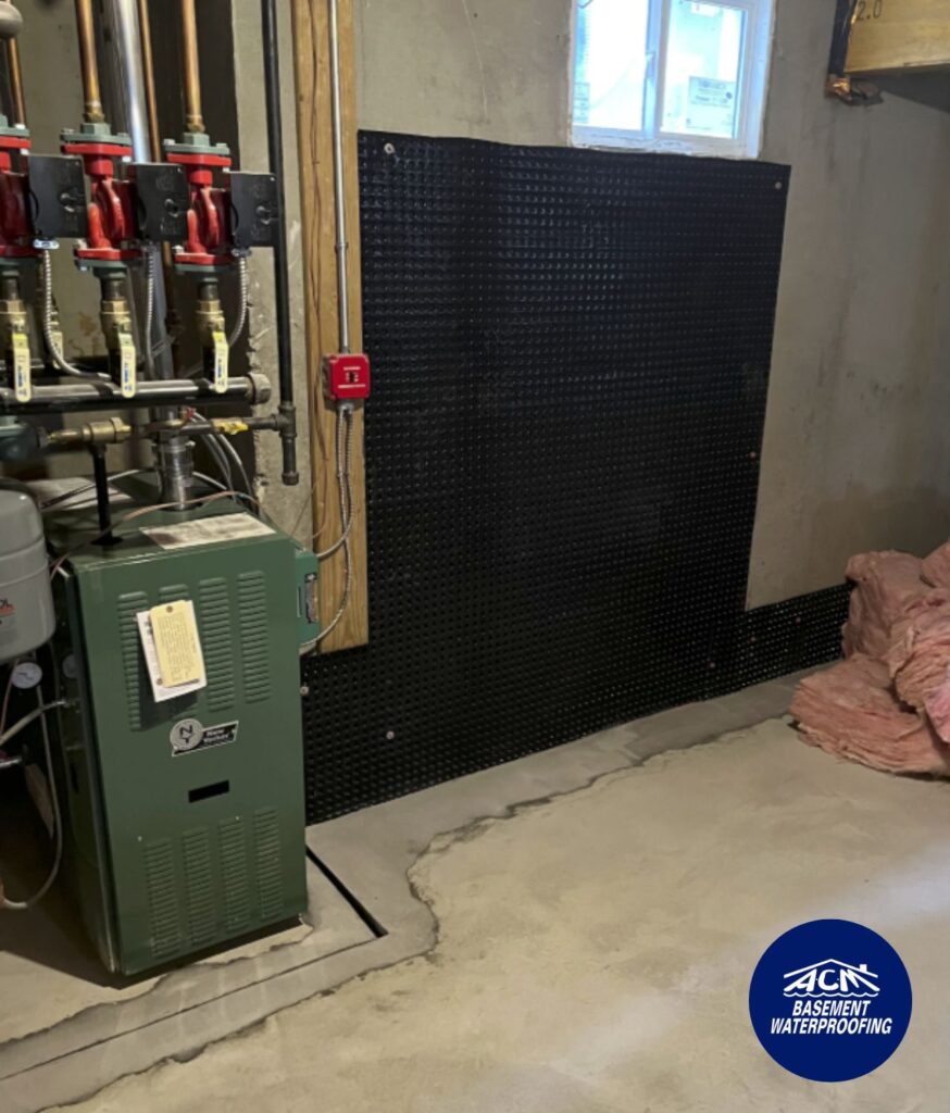 Interior french drain and basement encapsulation system