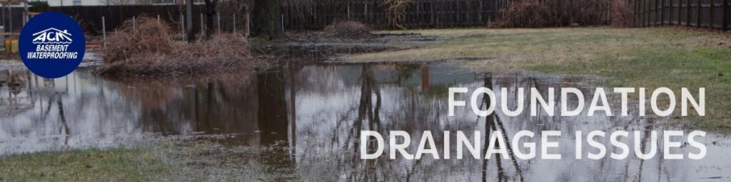 Long Island foundation drainage issues repair
